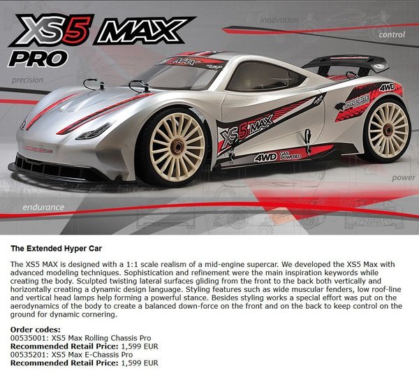 XS5 Max E-Chassis Pro